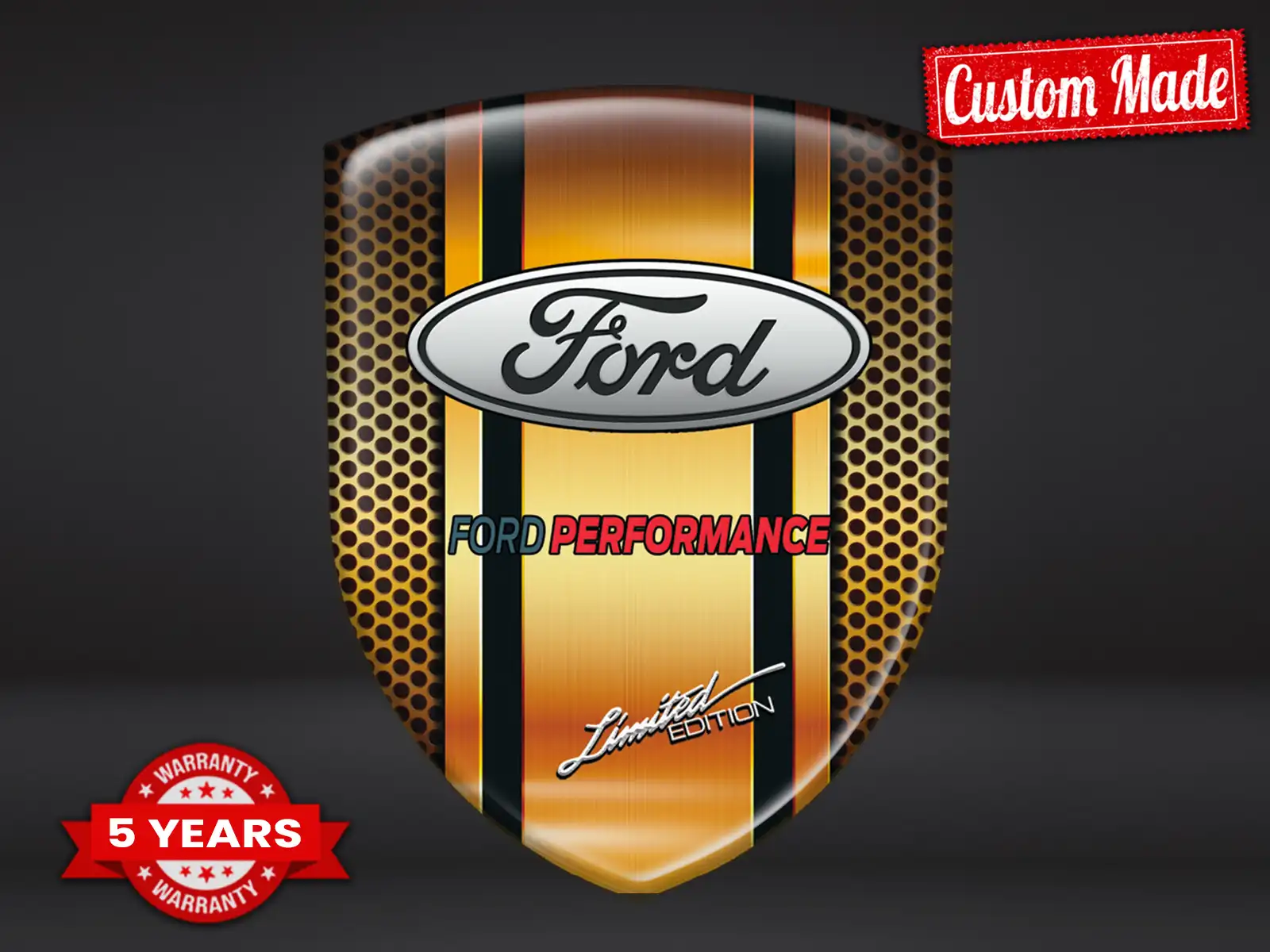 Ford Étiquette Étanche Résistante Pro Minimaliste